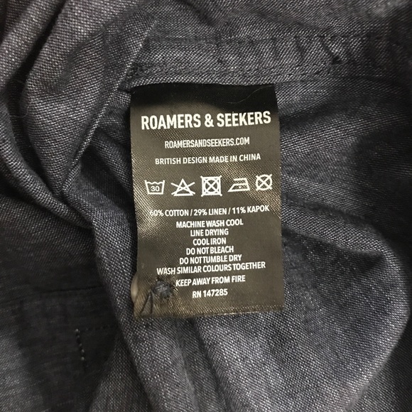 Lenin blend XL button up tunic - Picture 5 of 8